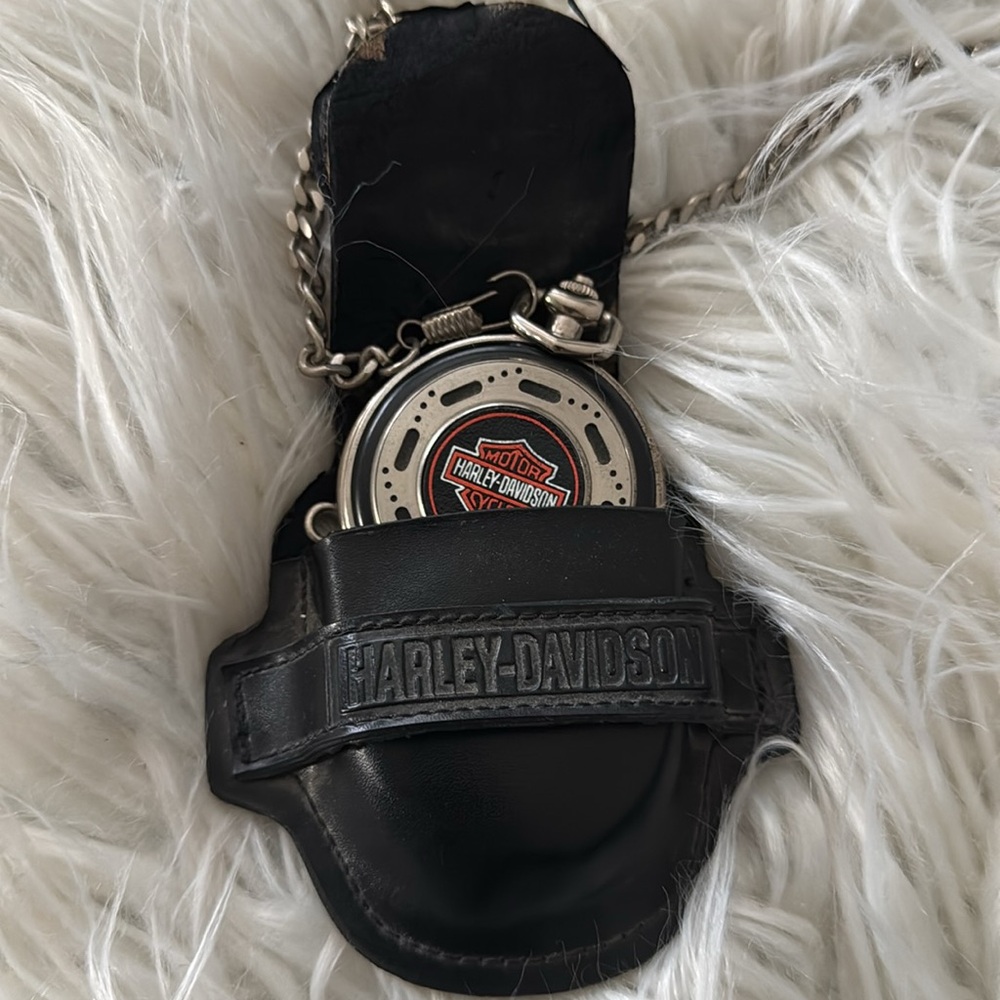 Harley-Davidson Silver Pocket Watch